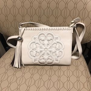 Brighton white Ferrara city organizer bag